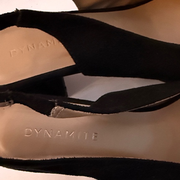 DYNAMITE SLINGBACK HEEL BLACK - Picture 2 of 7